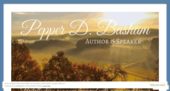 Desktop Screenshot of pepperdbasham.com